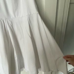 Susana Monaco Empire White Halter Dress